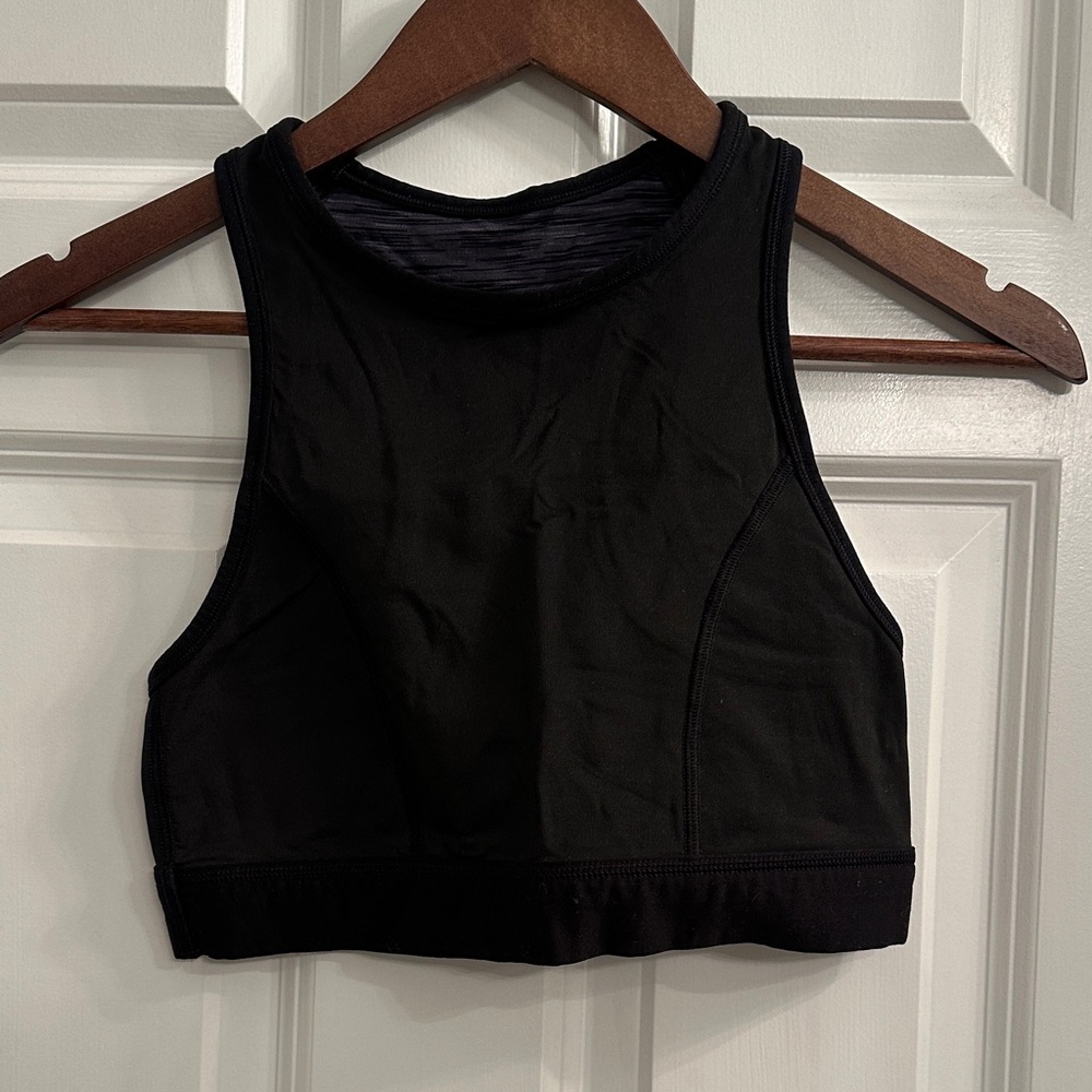 PINK Victoria's Secret Black Racerback Top